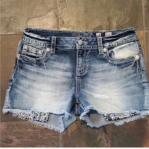 Miss Me Sequin Shorts